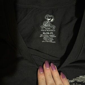 Peanuts by Schulz Black T-Shirt